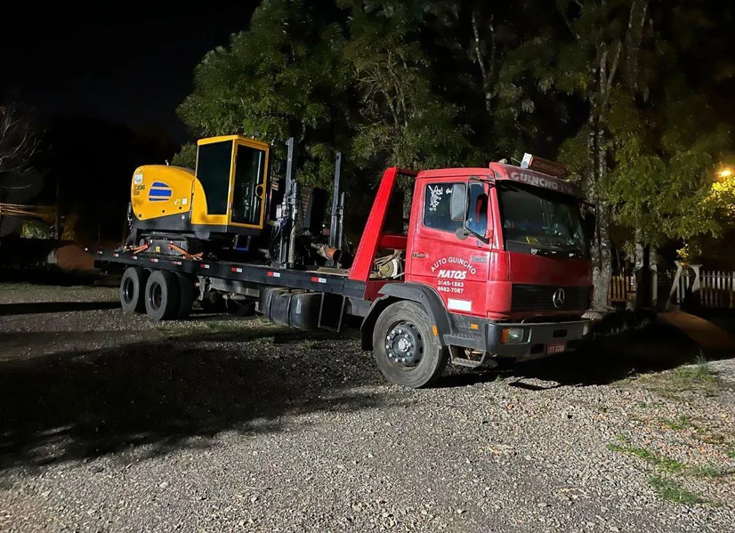 Transporte de maquinário